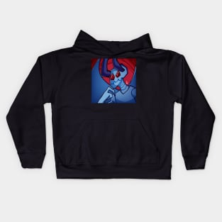 Blue Barry Kids Hoodie